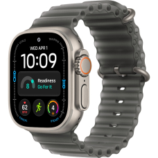 Купить Apple Watch Ultra 4 (2026) 49mm Natural Titanium Case /Translucent Black Ocean Band Apple Watch Ultra 4 (2026) 49mm Natural Titanium Case /Translucent Black Ocean Band