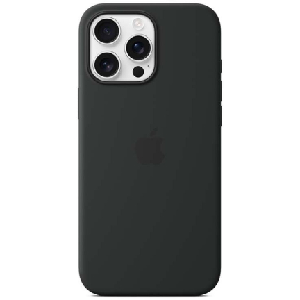 Чехол iPhone 16 Pro Max Silicone Case 360 Black Black (Черный)