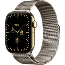 Apple Watch 12 42mm Natural Titanium / Milanese Loop