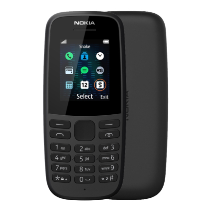 Nokia 105 Dual Sim Black 